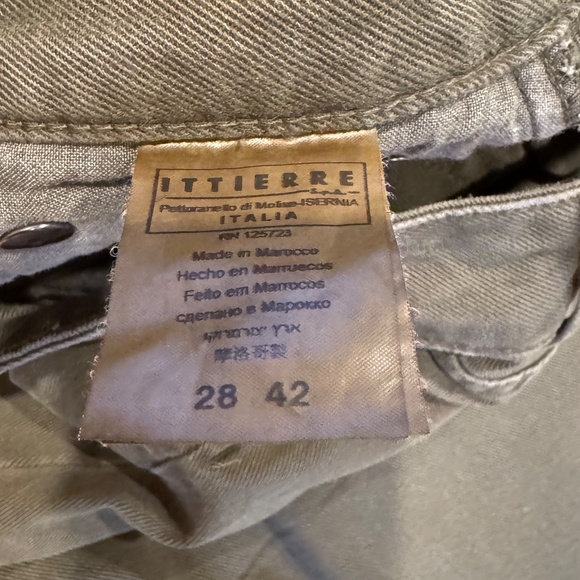 Just Cavalli Stretch Denim Jeans (Olive Green) Size 28 - Picture 9 of 12